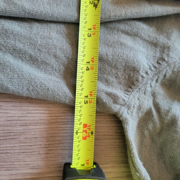 Moth Sage Green Button-Up Cardigan With Ruffle Trim & Tie Detail Womens S Cotton - Picture 8 of 8